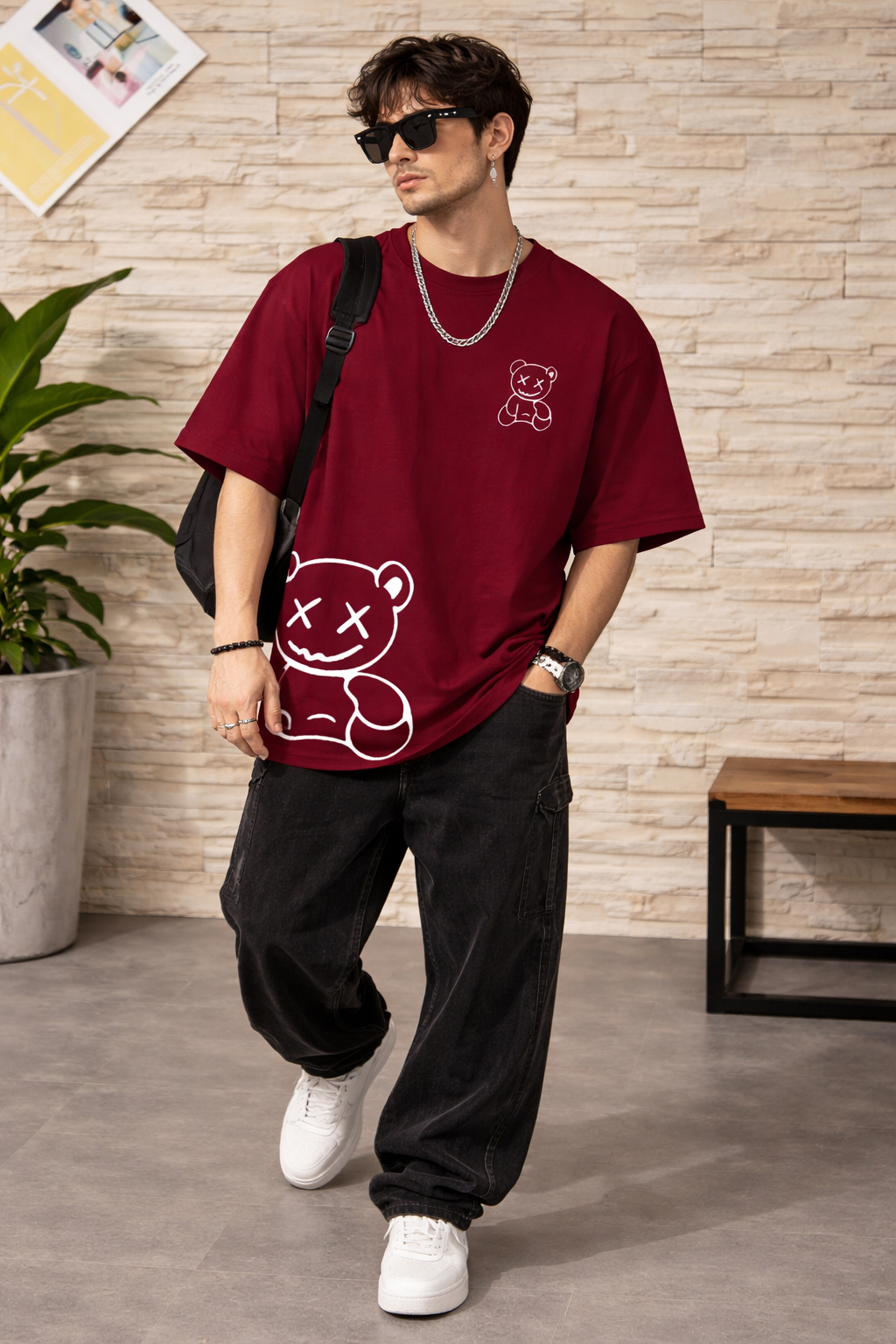 Midnight Bear Relaxed Fit