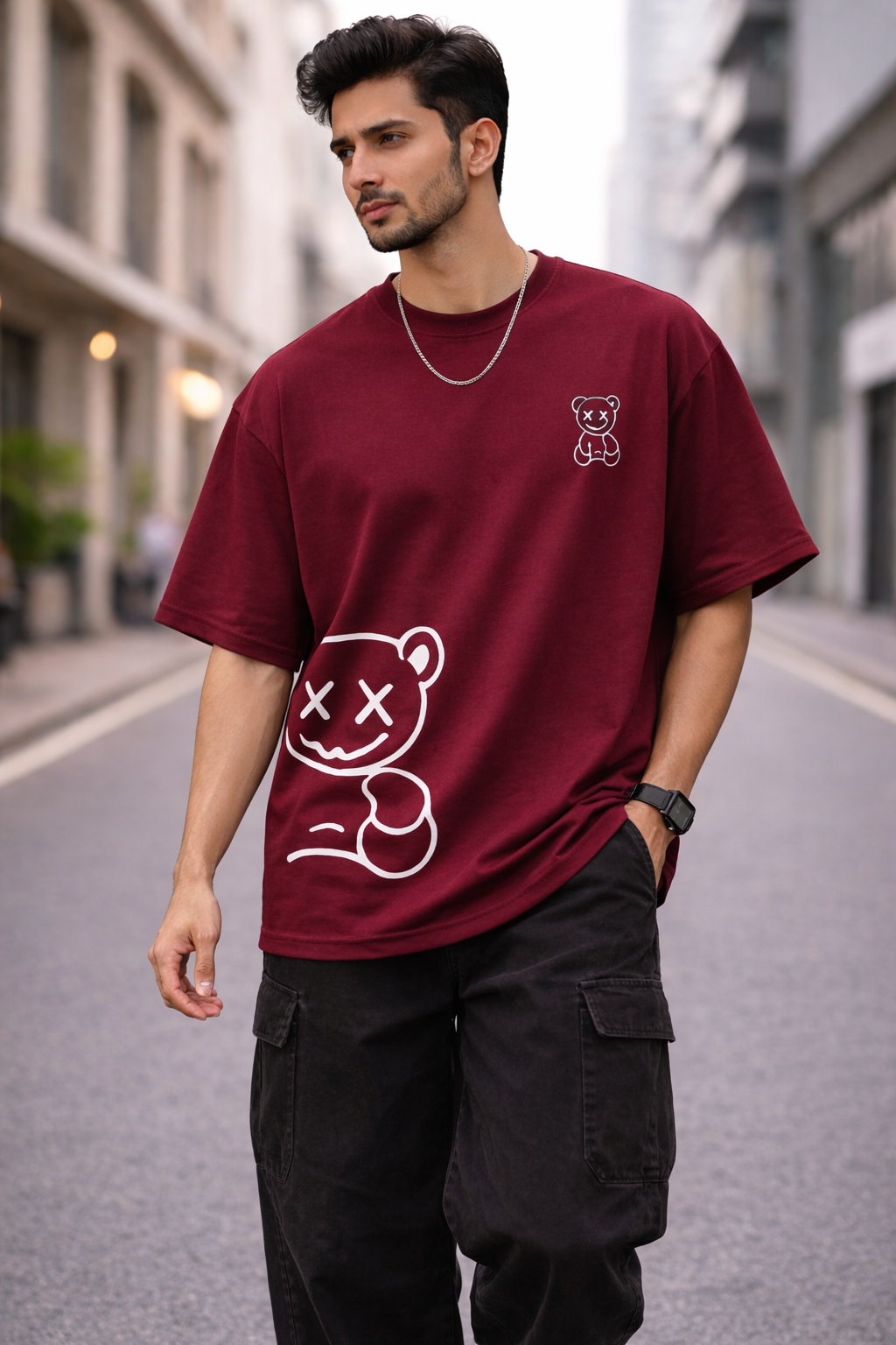 Midnight Bear Relaxed Fit