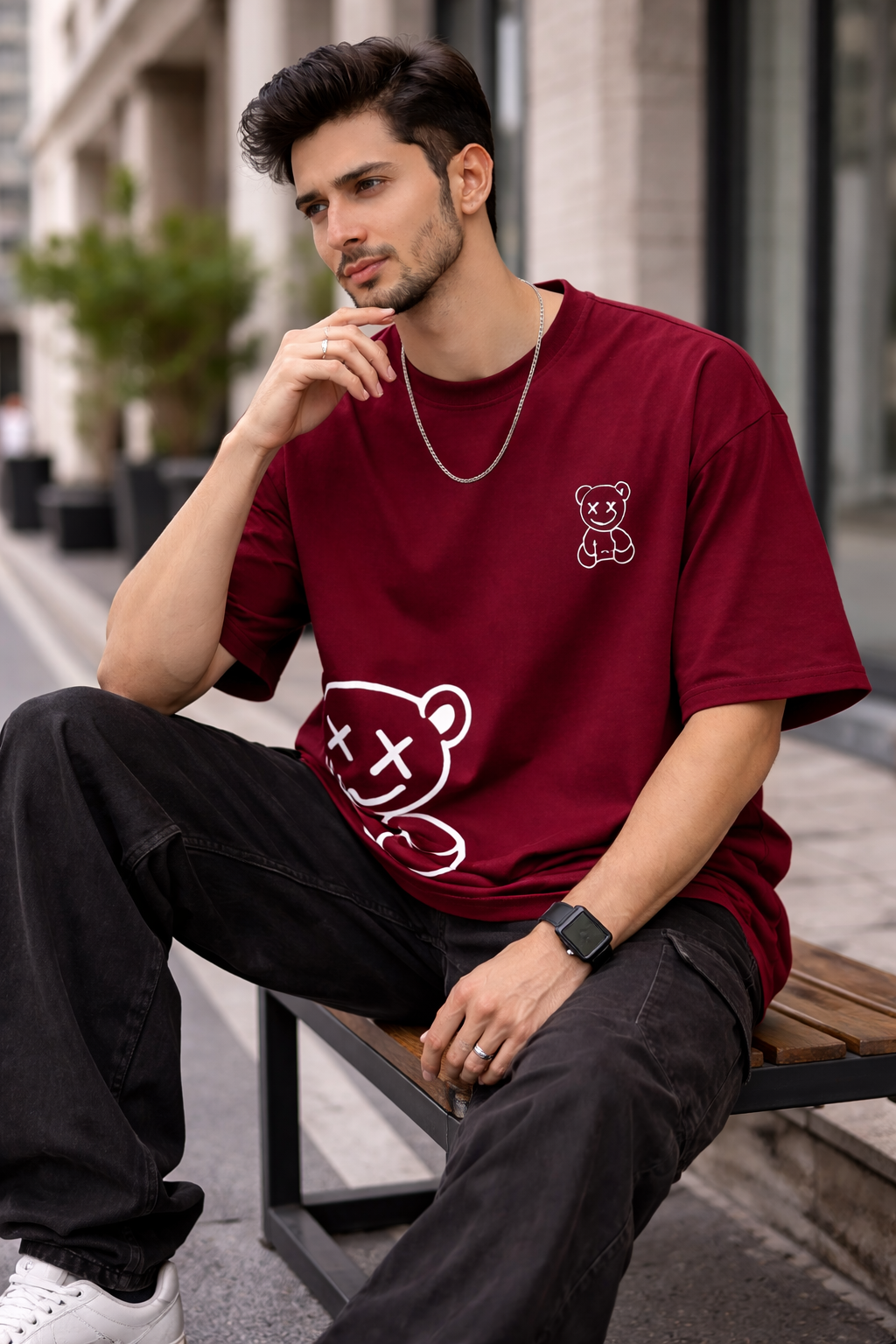 Midnight Bear Relaxed Fit