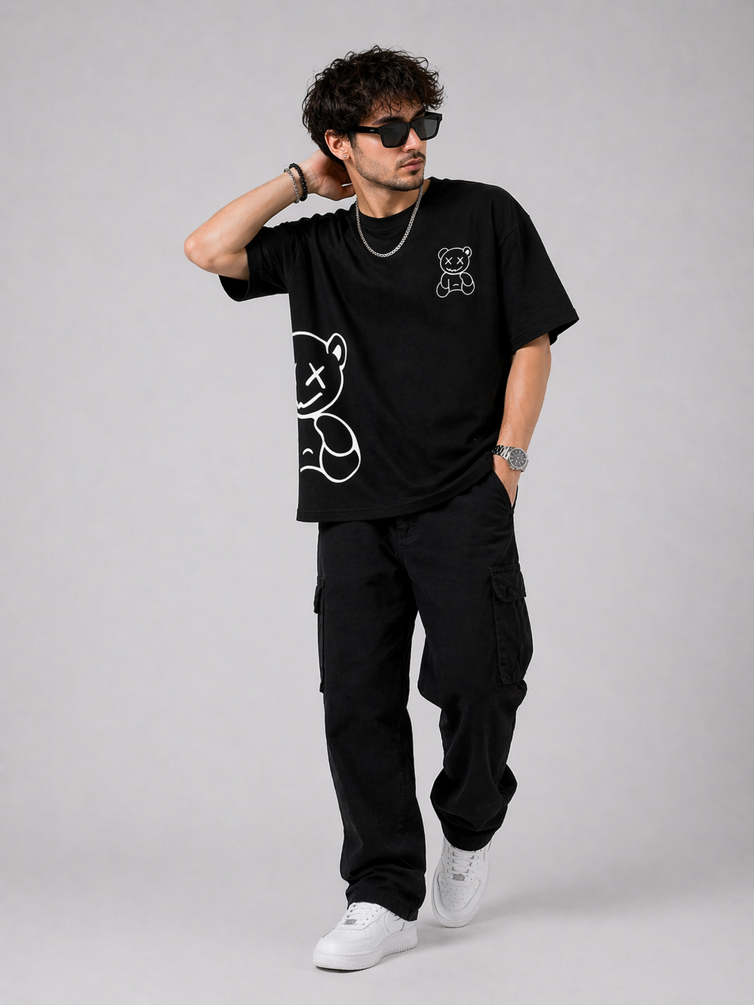 Midnight Bear Relaxed Fit