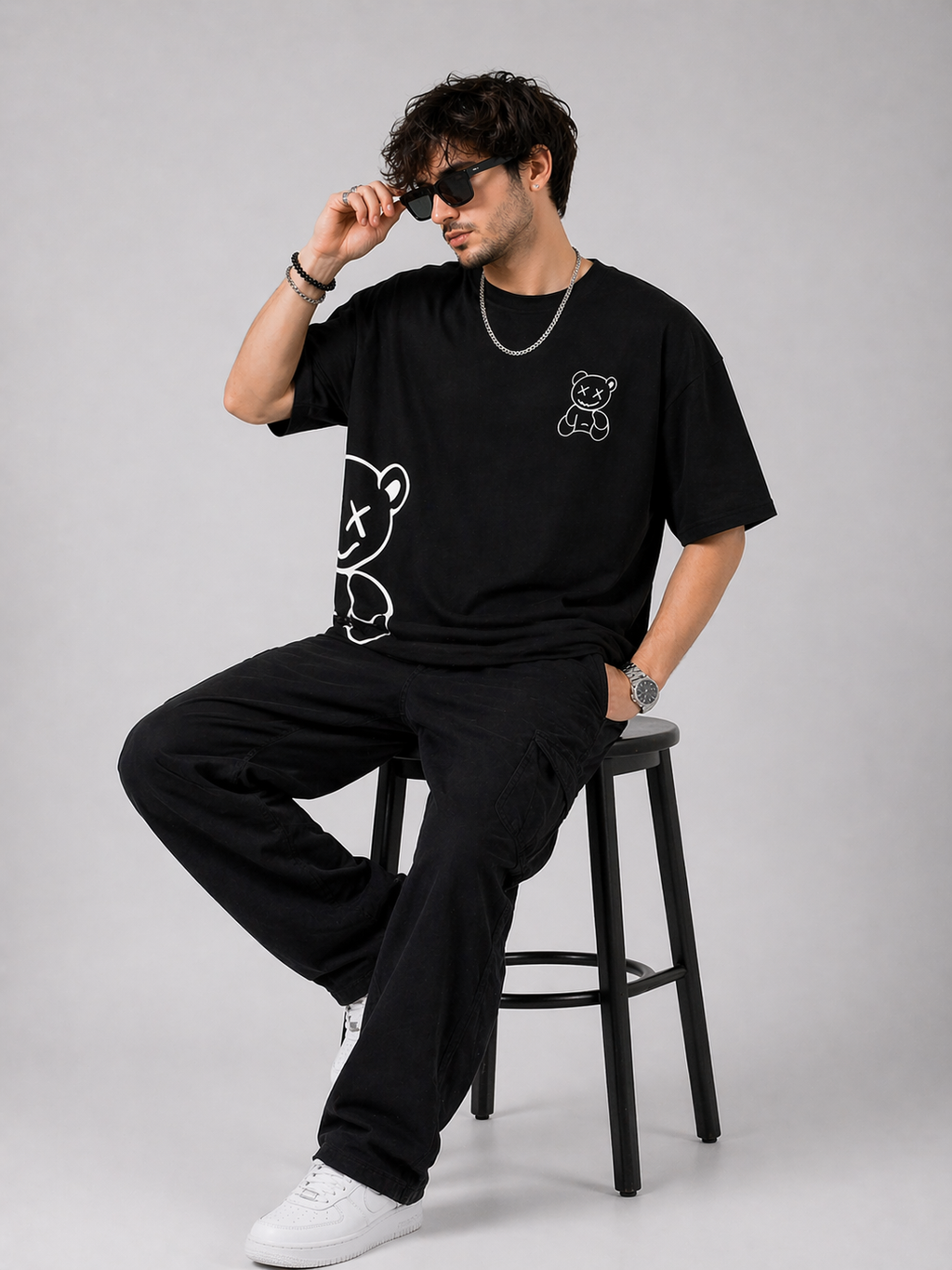 Midnight Bear Relaxed Fit