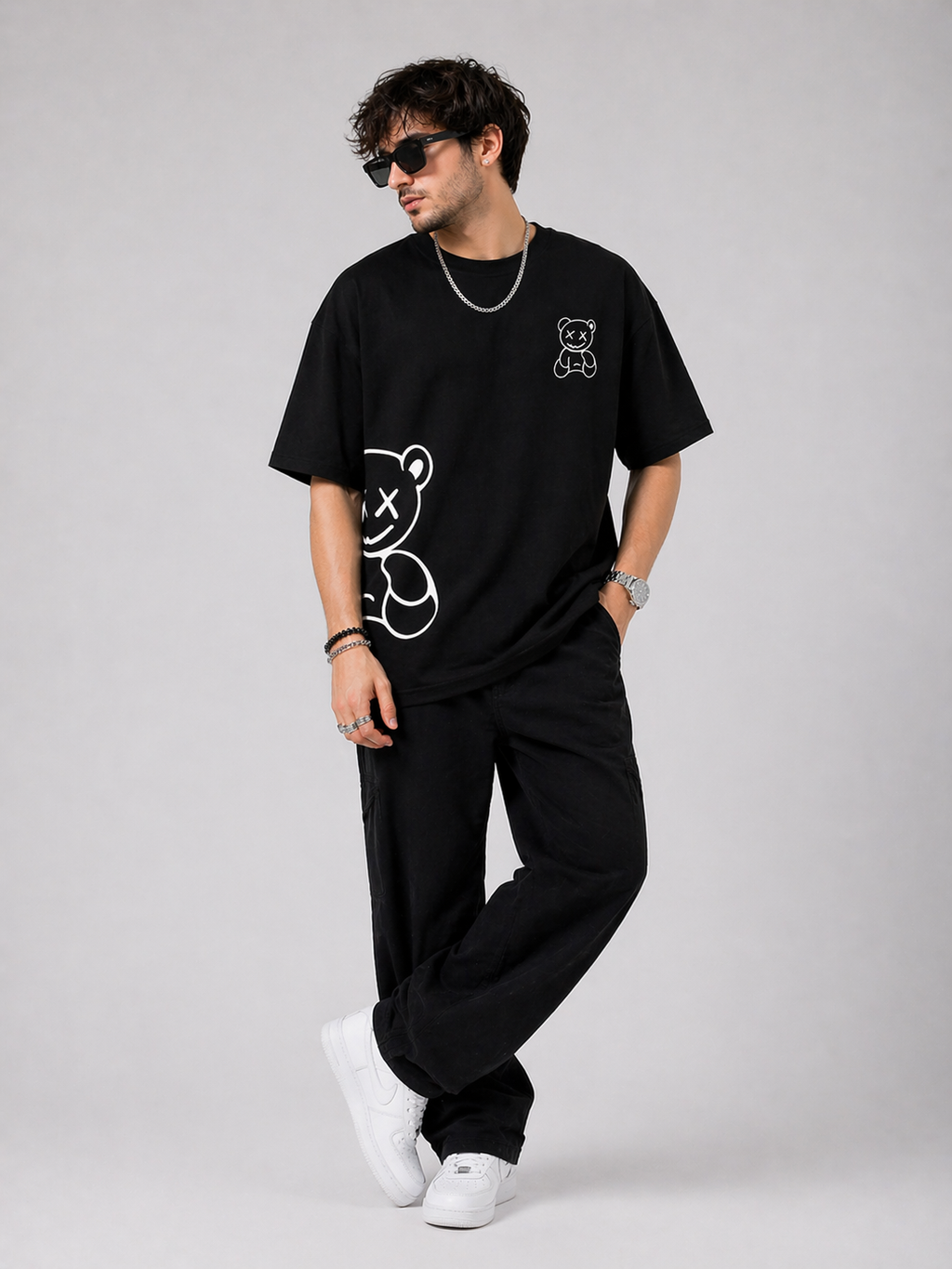 Midnight Bear Relaxed Fit