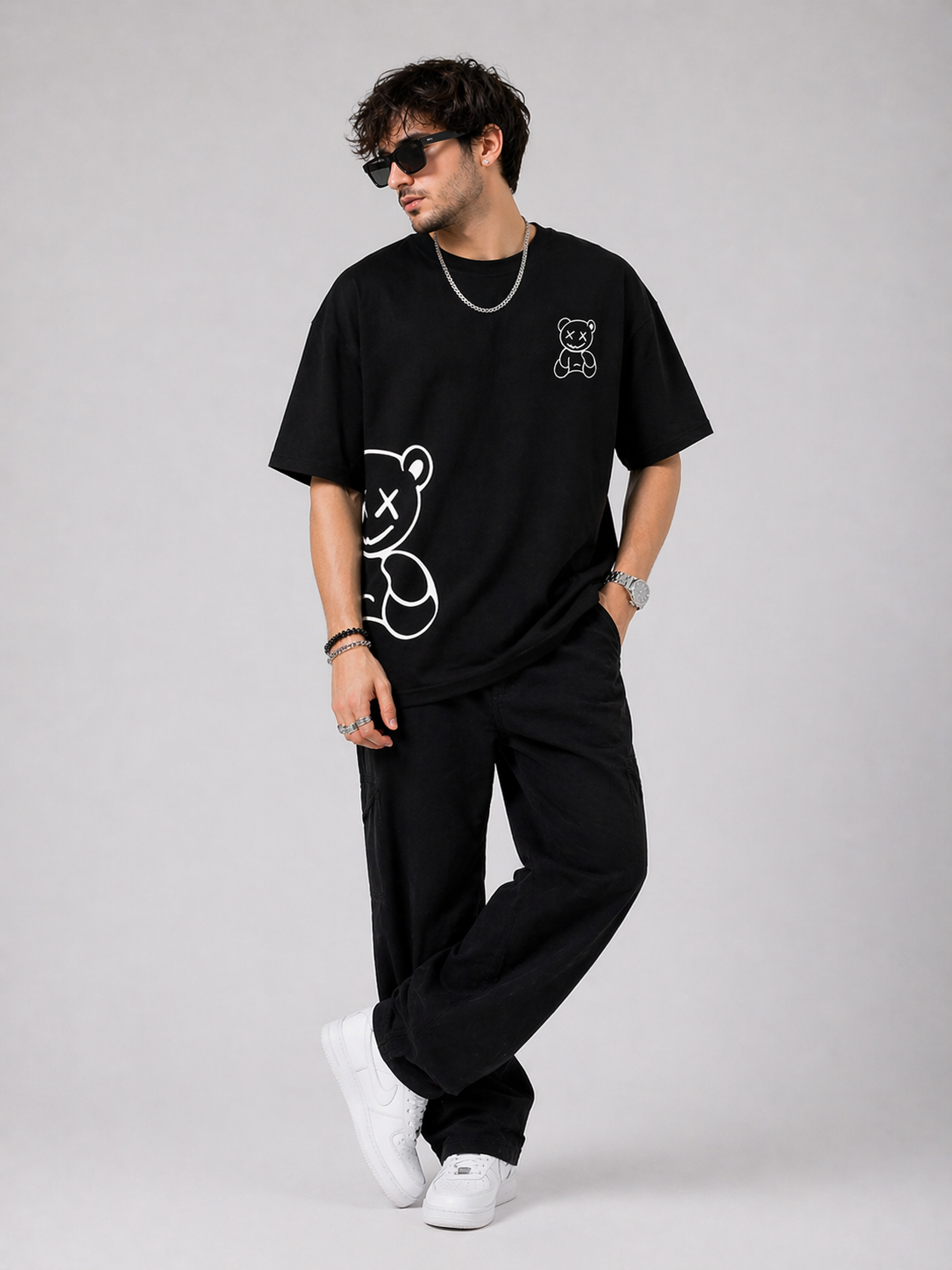 Midnight Bear Relaxed Fit
