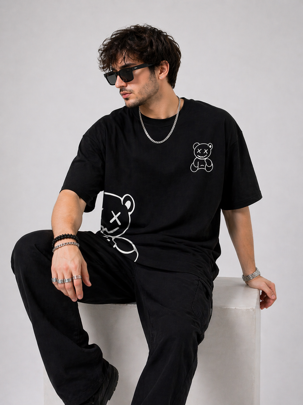 Midnight Bear Relaxed Fit