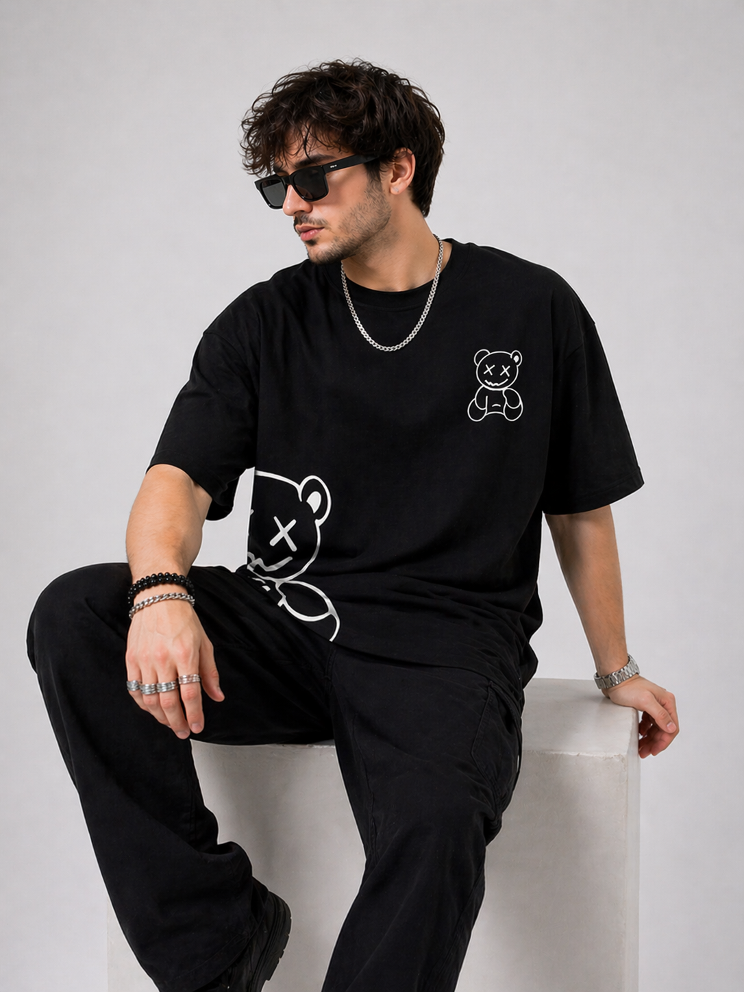 Midnight Bear Relaxed Fit