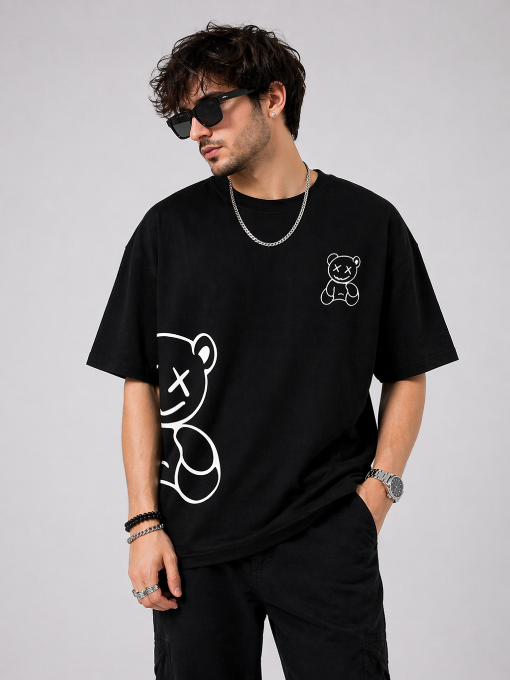 Midnight Bear Relaxed Fit