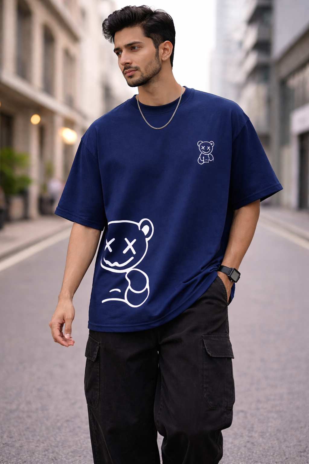 Midnight Bear Relaxed Fit