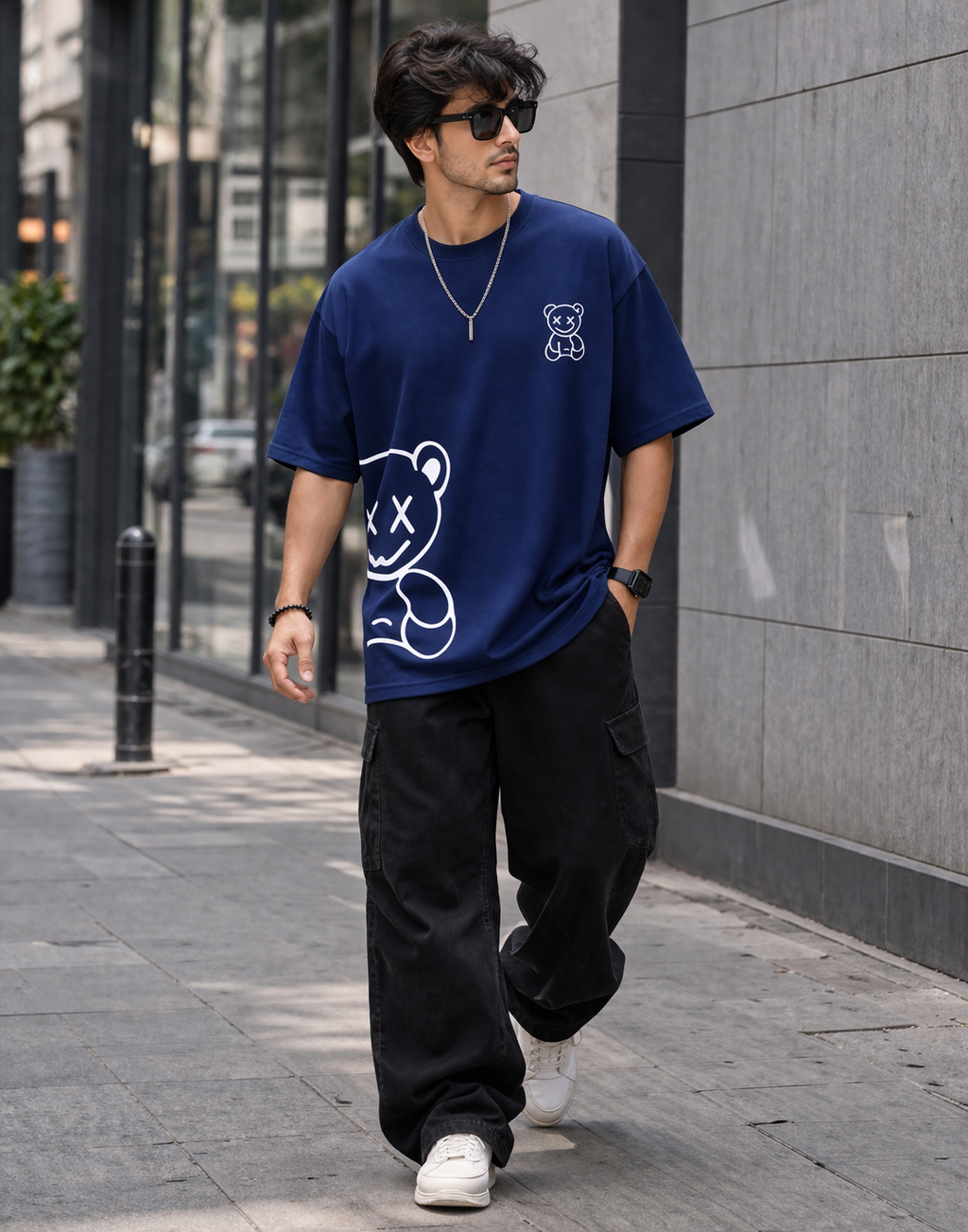 Midnight Bear Relaxed Fit