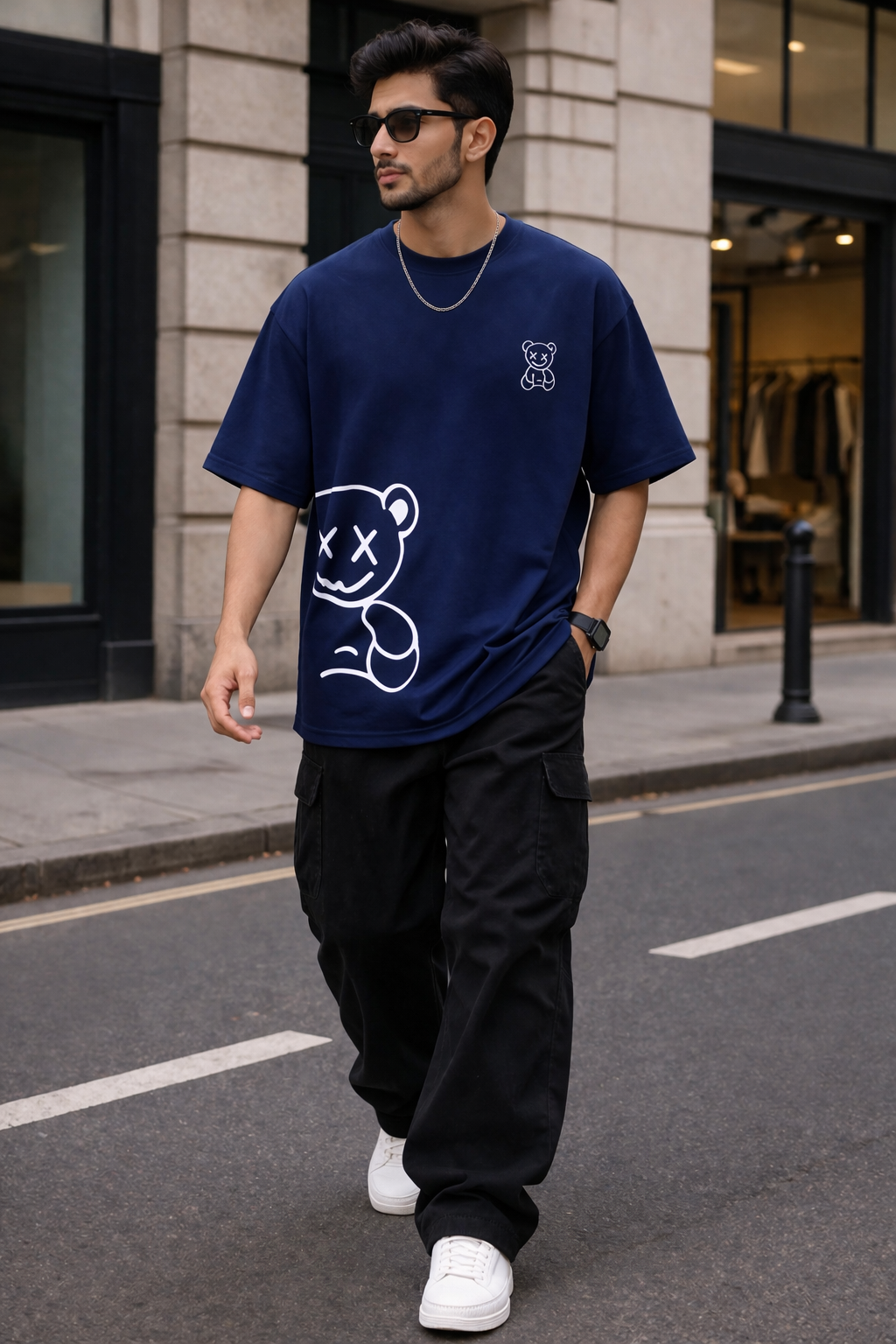 Midnight Bear Relaxed Fit