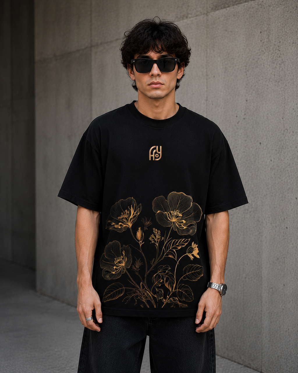 Midnight Flora Relaxed Fit