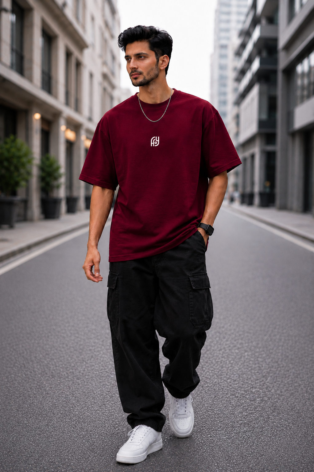 YANI-Originals Meroon Relaxed Fit