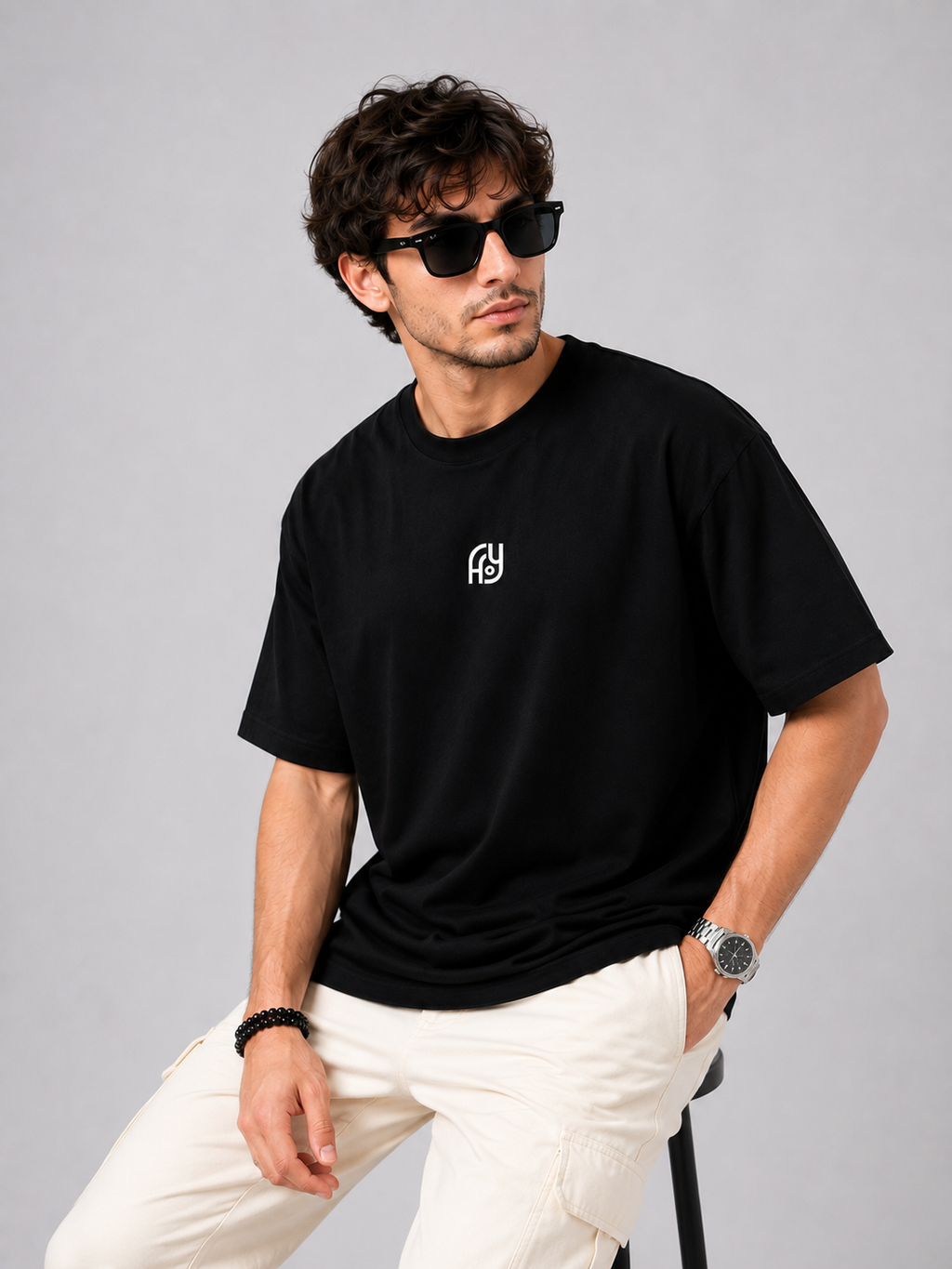 YANI-Originals BLack Relaxed Fit