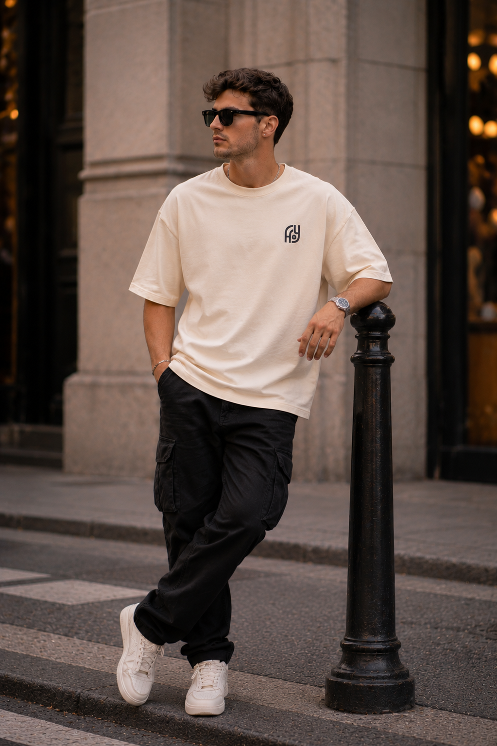 YANI-Originals Biege Relaxed Fit