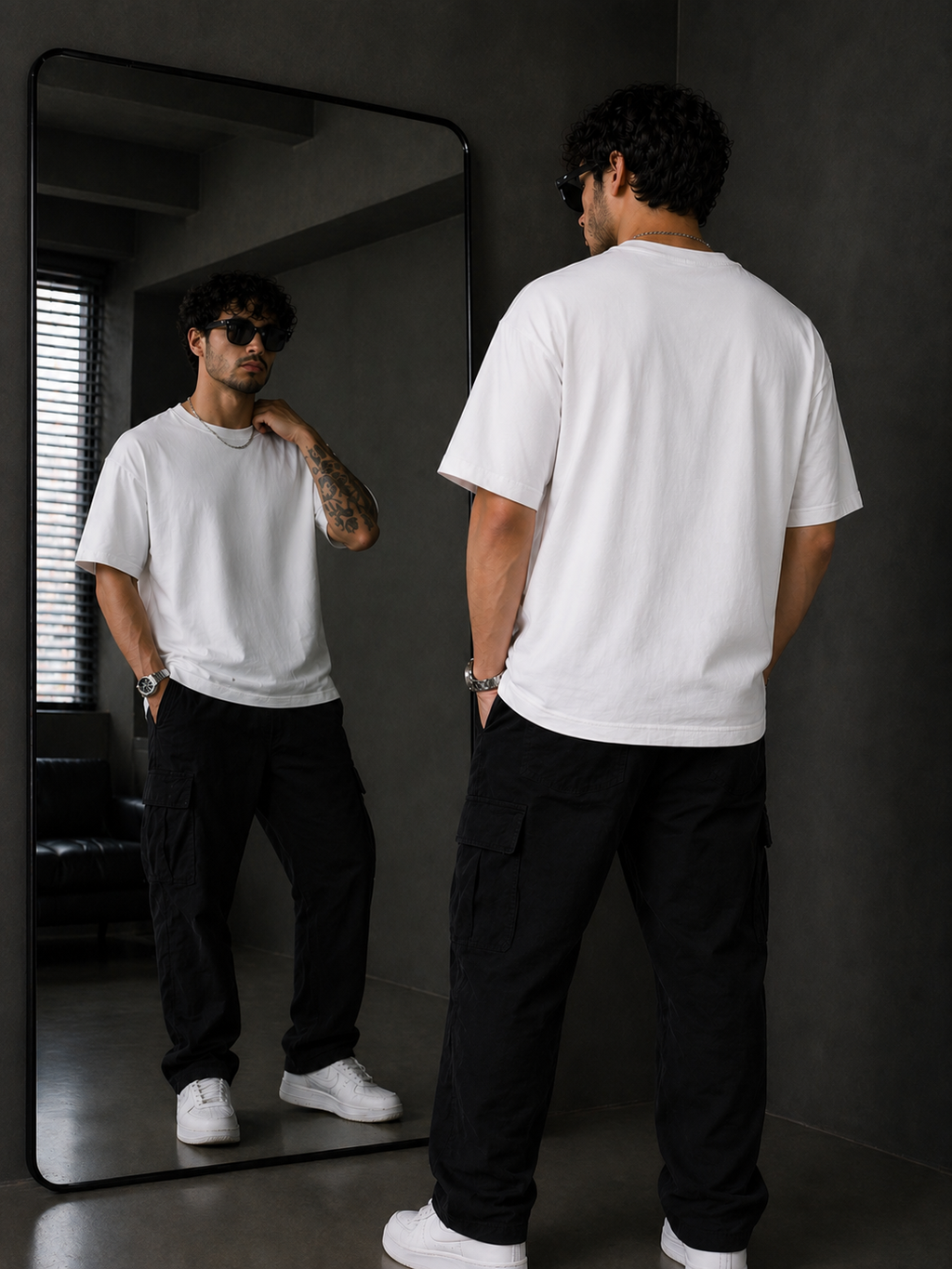 YANI- Royal White Relaxed Fit