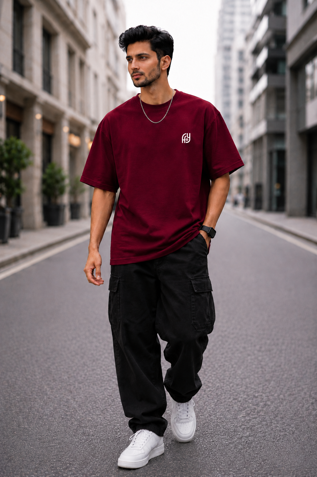 YANI-Originals Meroon Relaxed Fit