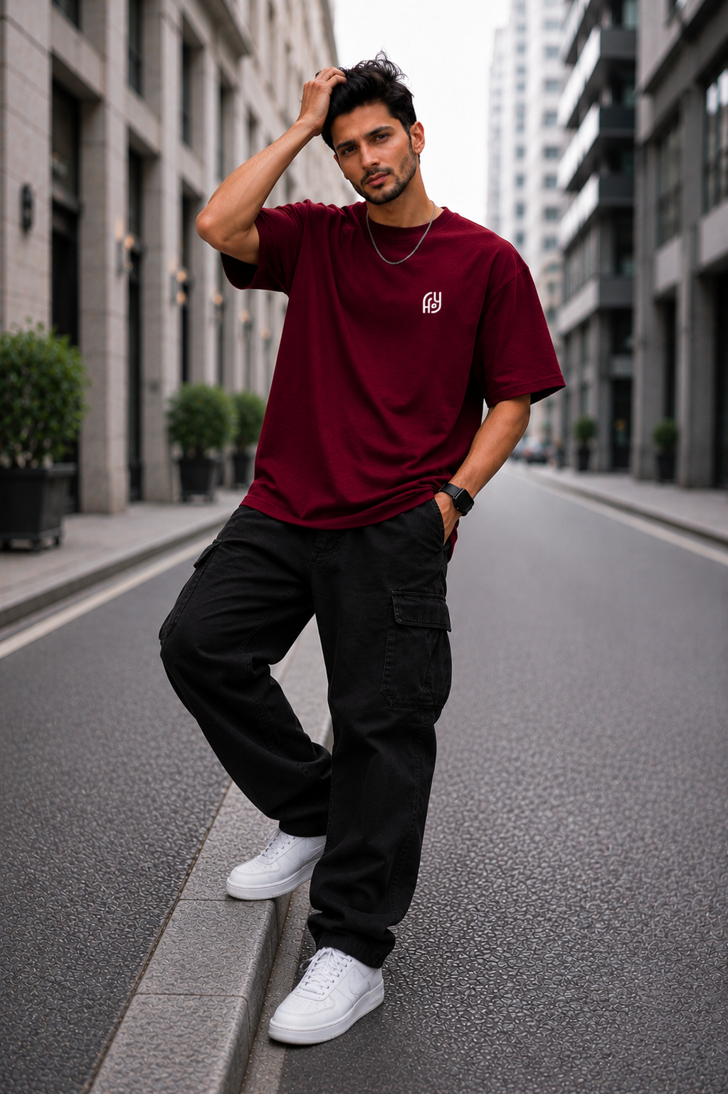YANI-Originals Meroon Relaxed Fit